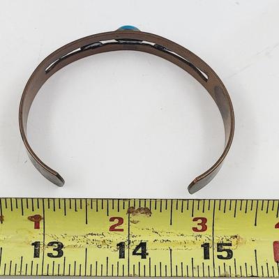 NATIVE STYLE TURQUOISE & COPPER BRACELET