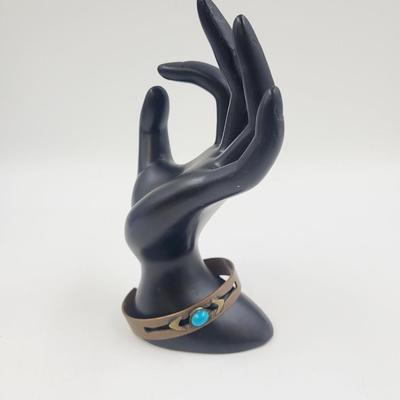 NATIVE STYLE TURQUOISE & COPPER BRACELET