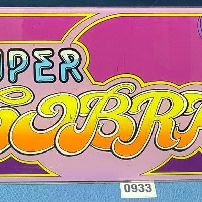 Vintage Arcade Game Marquee