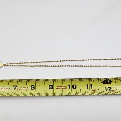 VINTAGE GOLD TONED MICKEY MOUSE NECKLACE