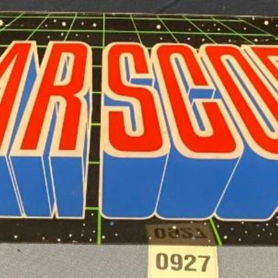 Vintage Arcade Game Marquee