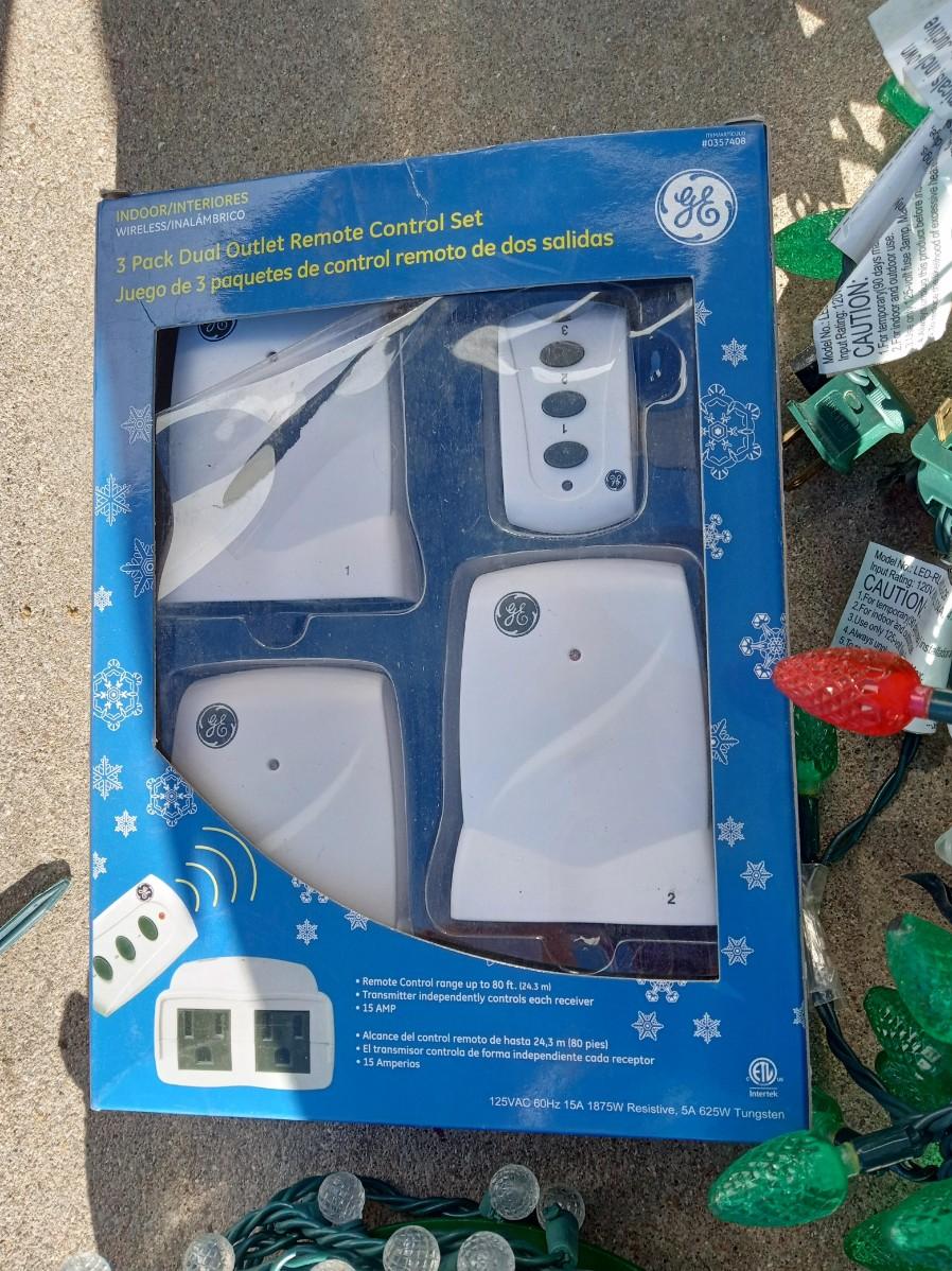 STRINGS OF LED LIGHTS, NEW REMOTES TO CONTROL THE LIGHTS