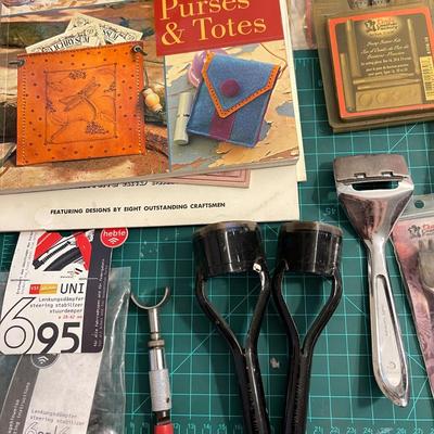 Lot 106 Leather Craft Supplies Tools Projects Patterns Books