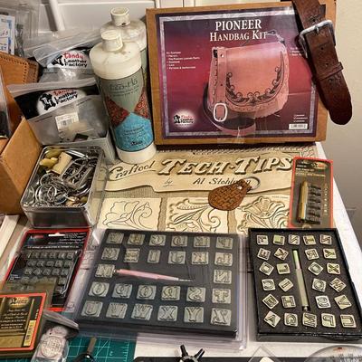 Lot 106 Leather Craft Supplies Tools Projects Patterns Books