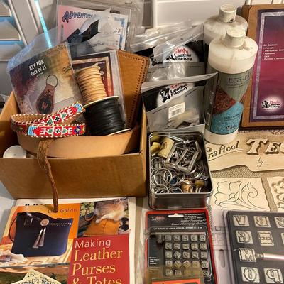 Lot 106 Leather Craft Supplies Tools Projects Patterns Books