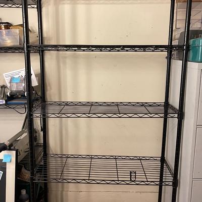 Lot 108 Black Wire Storage / Office Rack Shelf #2