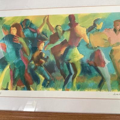 Lot 119 Framed Print by John Crespo Estrella 2nd Artist Proof "Se Me Van Los Pres"
