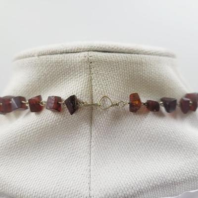 VINTAGE CHAINED FAUX AUBURN CHUCKY NECKLACE