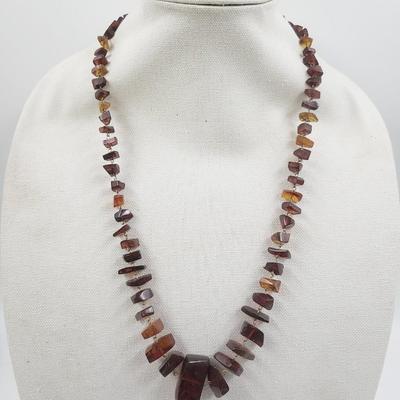 VINTAGE CHAINED FAUX AUBURN CHUCKY NECKLACE