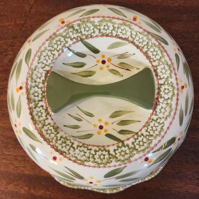 Temp-tations by Tara - 4 in 1 Cake Stand, Chip & Dip with convertible Dome Cover / Large Bowl