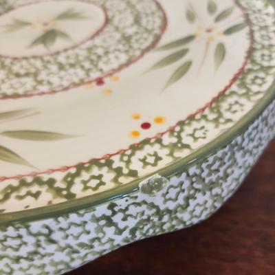 Temp-tations by Tara - 4 in 1 Cake Stand, Chip & Dip with convertible Dome Cover / Large Bowl