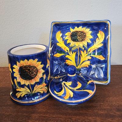 Sunflower Lot #1 - Lots of Sunflower items in sunny yellow and rich blues!