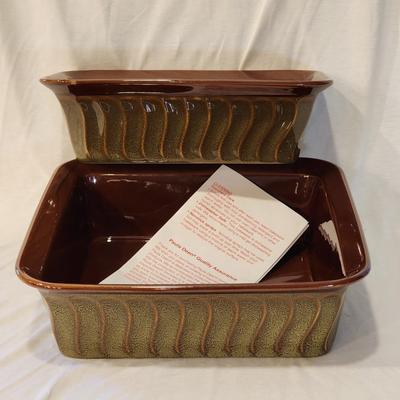 Paula Deen Loaf Pan and Square Baking Pan - new/old - never used
