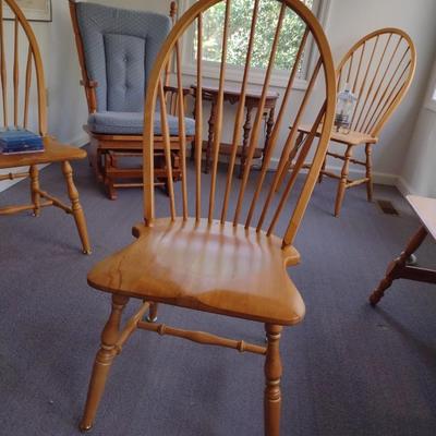 Set of Four Habersham Plantation Windsor Style Chairs - B