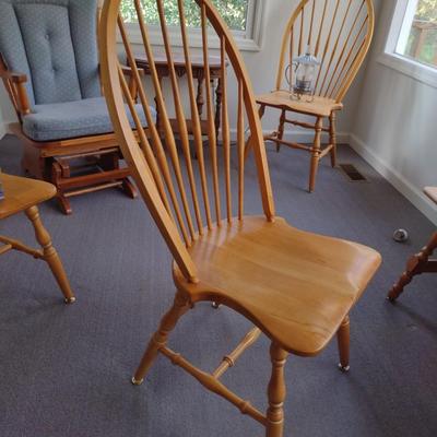 Set of Four Habersham Plantation Windsor Style Chairs - B