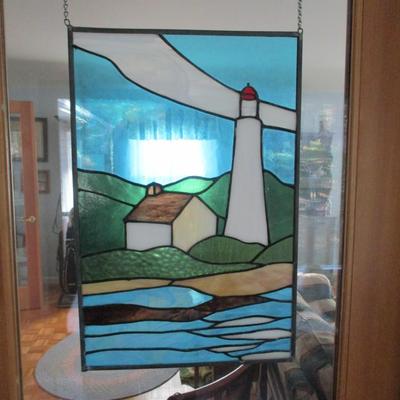 Stained Glass Lighthouse - B