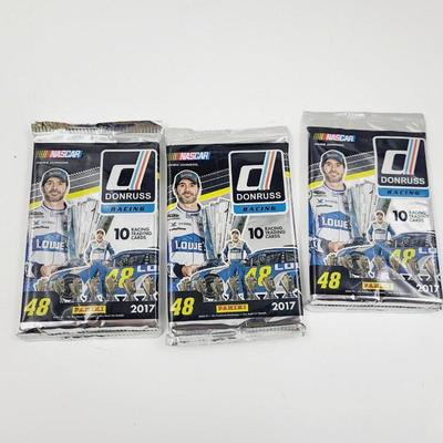 DONGRUSS RACING CARDS 3 UNOPENED PACKS