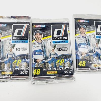 DONGRUSS RACING CARDS 3 UNOPENED PACKS