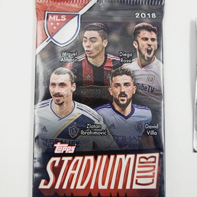 UNOPENED 2 PACKS OF SOCCER CARDS