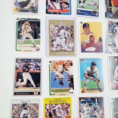 21 MULTI PLAYERS BASEBALL CARD COLLECTION