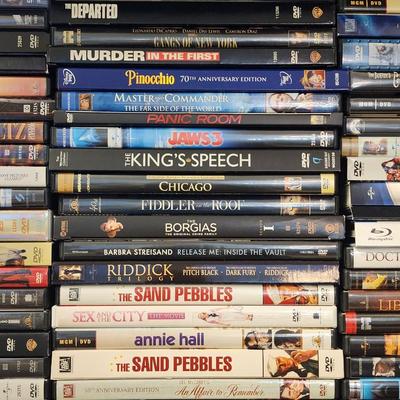 Lot of 90+ DVDs & BluRays - movies and TV series: Eclectic collection of Comedy, Drama, Adventure, Musicals, Nature & more