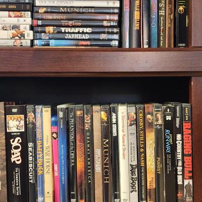 Lot of 90+ DVDs & BluRays - movies and TV series: Eclectic collection of Comedy, Drama, Adventure, Musicals, Nature & more
