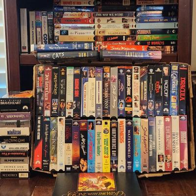 VHS Lot - 75+ Movies