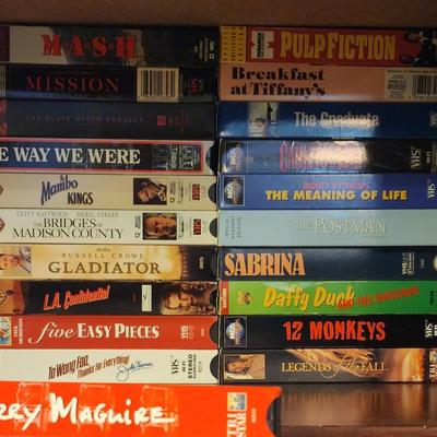 VHS Lot - 75+ Movies