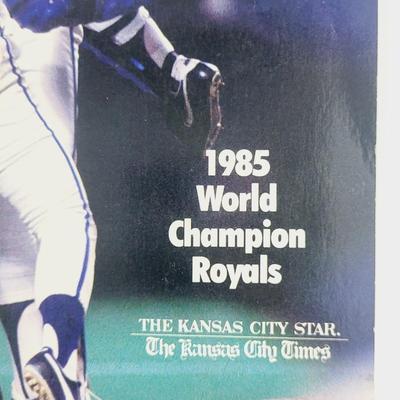 1985 WORLD CHAMPIONS BASEBALL TEAM - ROYALS by THE KANSAS CITY STAR BOOK