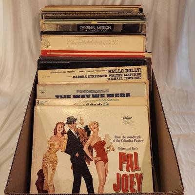 Lot of 42 Vinyl LPs - Movie and Stage Soundtracks