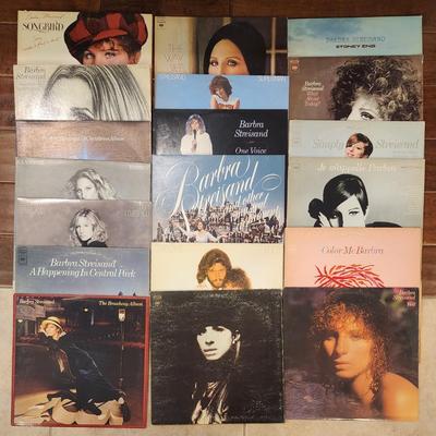 Lot of Barbra Streisand Vinyl 33rpm LP Albums