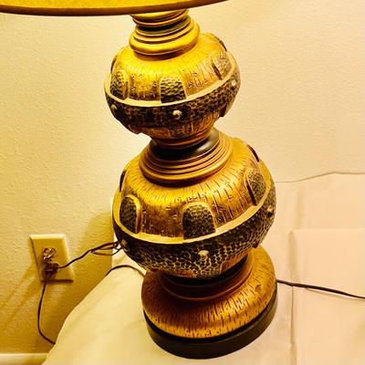 Pair of Gold and Black Table Lamps  (DR-JM)