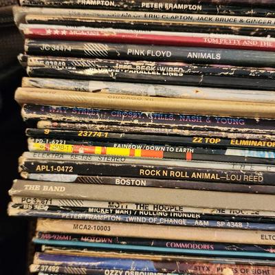 Huge Lot over 250 Vinyl LP Record Albums - Lots of Classic Rock & Folk Music -