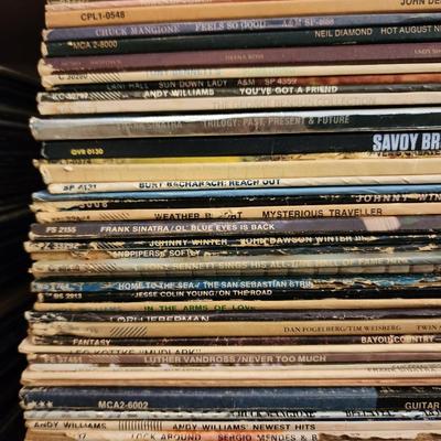 Huge Lot over 250 Vinyl LP Record Albums - Lots of Classic Rock & Folk Music -