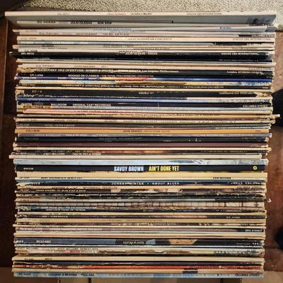 Huge Lot over 250 Vinyl LP Record Albums - Lots of Classic Rock & Folk Music -