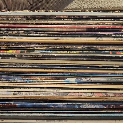 Huge Lot over 250 Vinyl LP Record Albums - Lots of Classic Rock & Folk Music -