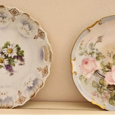 Lot #52  Lot of Two Antique Plates - Limoges/Bavaria