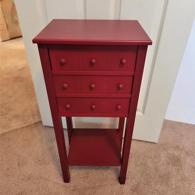 Lot #56  Decorator Small Cabinet - 3-drawer