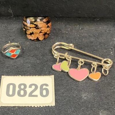 Rings and Pin
