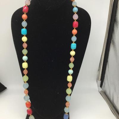 Beautiful Multi Color Joan Rivers Necklace