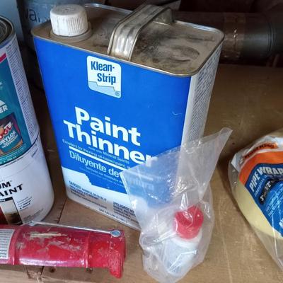 WATER SEAL, PAINT THINNER AND MORE