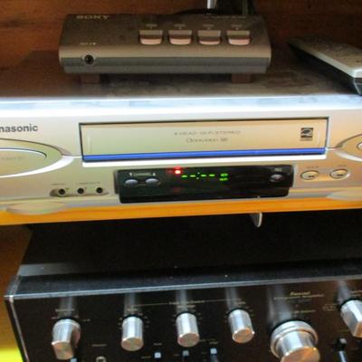 Panasonic Omnivision VHS Player With Remote - D