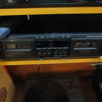Sony Stereo Cassette Deck TC-WE605S With Remote - D