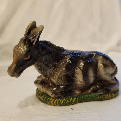 Vintage 15 piece Italian Nativity Set with Vintage Creche