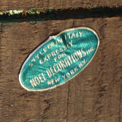 Vintage 15 piece Italian Nativity Set with Vintage Creche