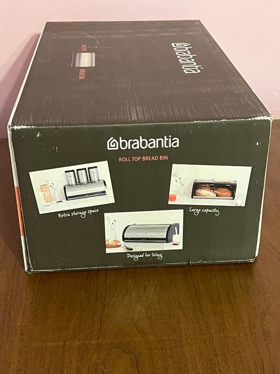 BRABANTIA Roll Top Bread Bin NIB
