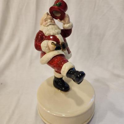 Lot of Festive Christmas Musical Decorations - Angel, Santa, Christmas Tree, Carousel Horse