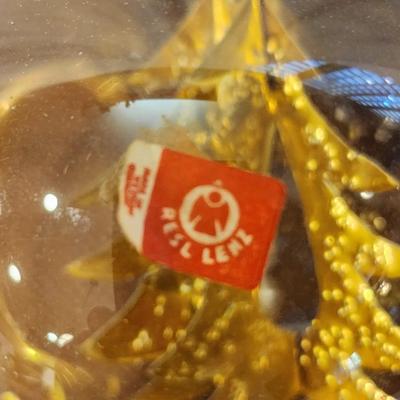 Lot of 7 Vintage Glass Christmas Ornaments - Some German. 1 Resl Lenz, Stained Glass