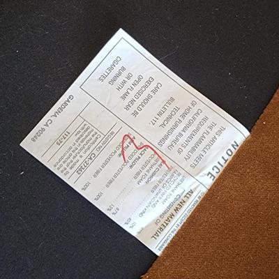 Velvet Chaise Lounge - Gold / Brown cotton velvet