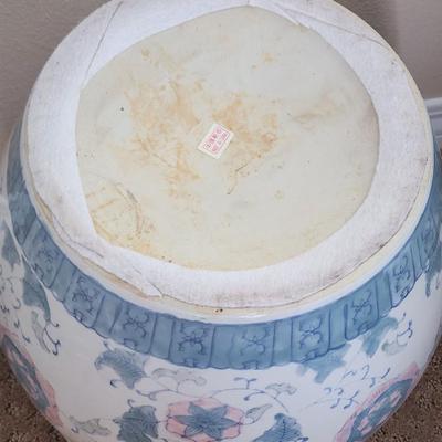 Large Chinese ceramic planter pot